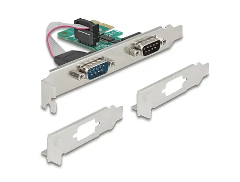 DeLock PCI Express Karte für 2 x Seriell RS-232