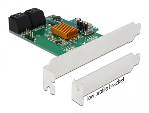 DeLock PCI Express SATA Karte mit 4 Ports