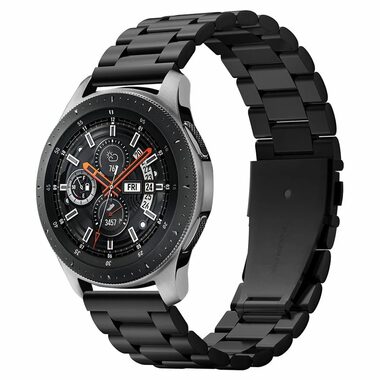 Spigen Modern Fit Edelstahlarmband Galaxy Watch 46mm schwarz