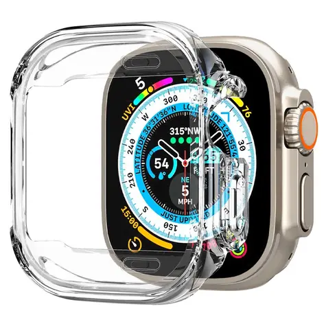 Spigen Ultra Hybrid Schutzhülle für Apple Watch Ultra 49 mm klar