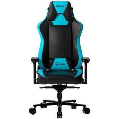 LORGAR Base 311 schwarz-blau / Gamingstuhl / verstellbar / Kunstleder / Rollen / Tragkraft 150 kg