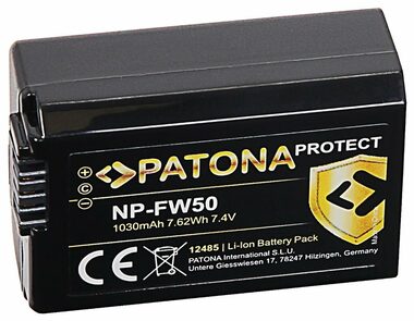 Patona Akku für Foto Sony NP-FW50 1030mAh / Li- ION / Protect