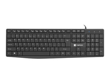 Natec Nautilus schwarz / kabelgebundene Tastatur / US / USB / 1,8 m