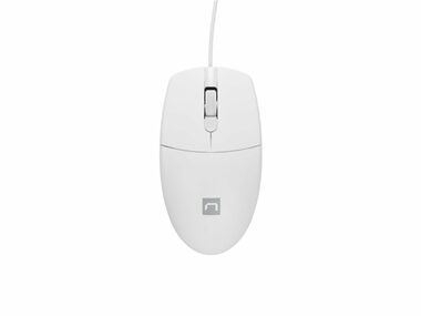 Natec Ruff 2 weiß / kabelgebunden / 1000 dpi / USB / 3 Tasten