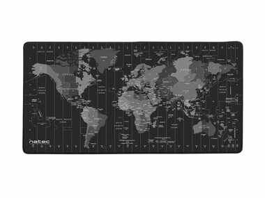 Natec Time Zone / Maus- und Tastaturpad / Maße 800 x 400 x 2,5 mm
