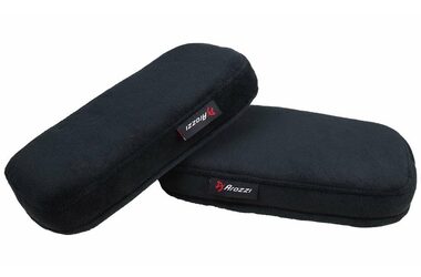 Arozzi Armlehnen-Schaumstoffpolster schwarz / Ersatzarmlehnen für Gaming-Stühle / Memory-Schaum 