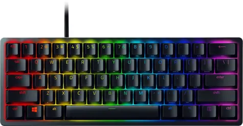 Razer Huntsman Mini Rot schwarz / Gaming-Tastatur / mechanisch / kabelgebunden (USB-C) / Schalter Razer Optical Switches / US