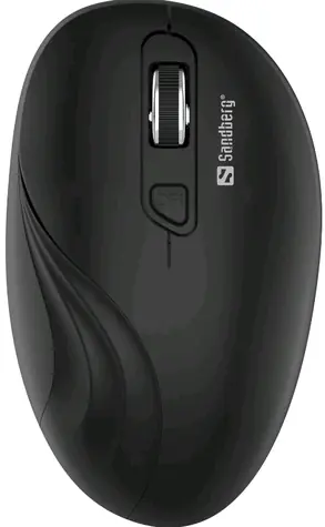 Sandberg Wireless Mouse schwarz / kabellose Maus / 1600dpi / optisch / 4 Tasten / 2,4 GHz