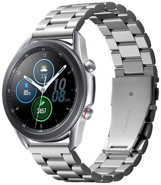 Spigen Modern Fit Uhrenarmband für Samsung Galaxy Watch 46 mm/ Galaxy Watch 3 45 mm Silber