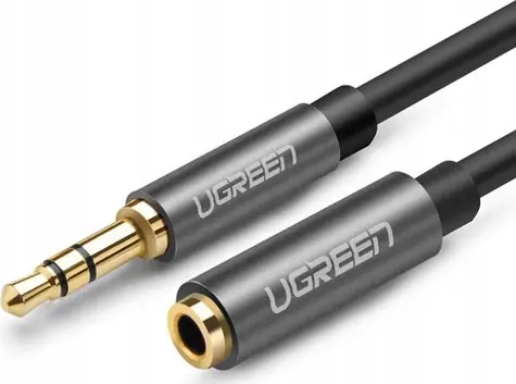 Ugreen AV118 Verlängerungskabel 3,5 mm Klinke (MF) 2 m schwarz