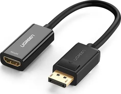 Ugreen MM137 Reduktion DisplayPort (M) - HDMI (F) 0,25 m schwarz