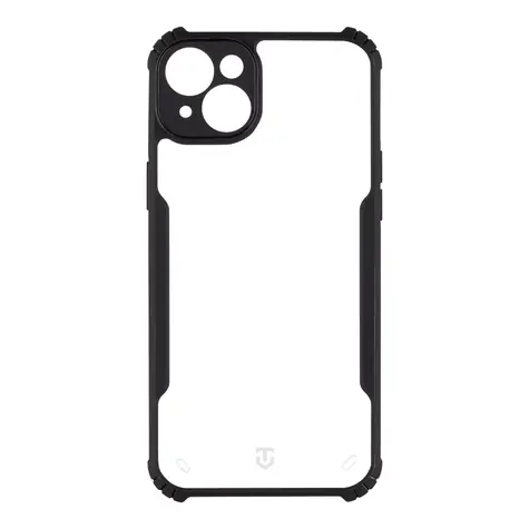 Tactical Quantum Stealth Cover für Apple iPhone 15 PLUS klar-schwarz