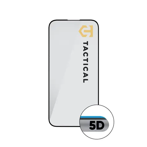 Tactical Glass Shield 5D Glas für Apple iPhone 15 schwarz