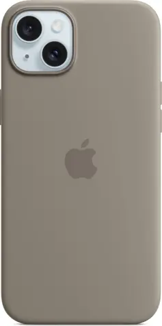 Apple Silikonhülle mit MagSafe für iPhone 15 PLUS Tongrau