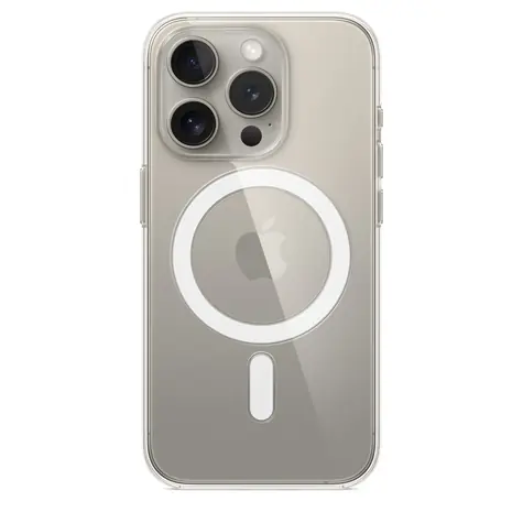 Apple Transparente Hülle mit MagSafe für iPhone 15 Pro Max transparent