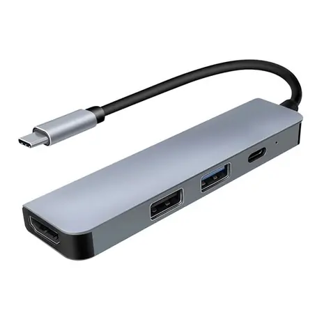 Solight SSH1201 4in1 USB-C Hub / 1x HDMI / 1x USB-A 3.2 / 1x USB-A 2.0 / 1x USB-C
