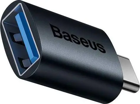Baseus ZJJQ000003 Adapter USB-C (M) - USB-A (F) schwarz