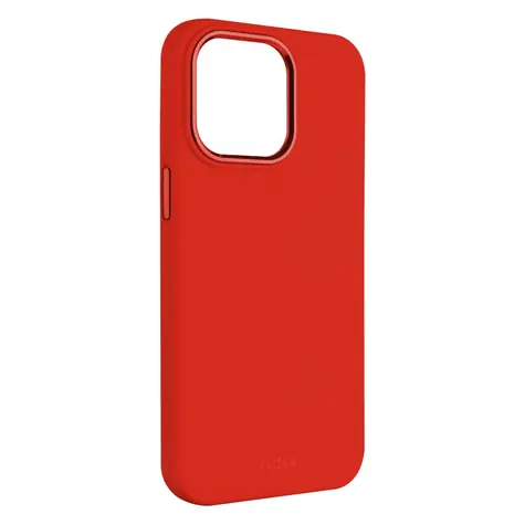 FIXED MagFlow Back Cover mit MagSafe-Unterstützung für Apple iPhone 15 Pro Max rot