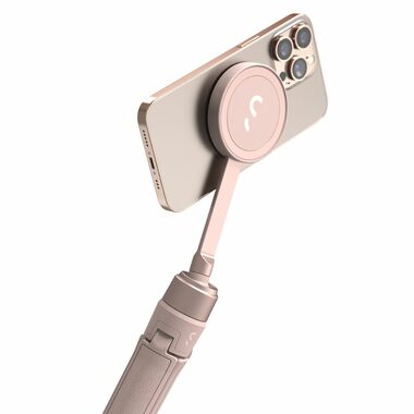 ShiftCam SnapPod rosa / Stativ + Selfie-Stick für Smartphone / MagSafe 