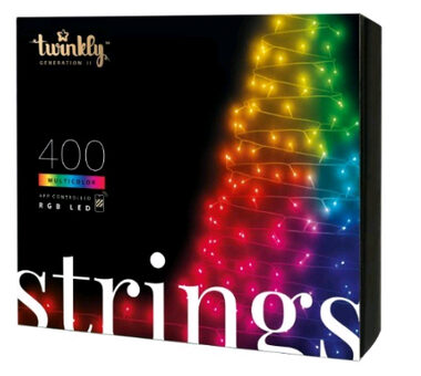 Twinkly Strings 400 Stück 32 m / Intelligente Baumlichter / RGB / WLAN / Bluetooth