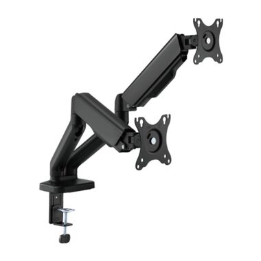 Brateck LDT46-C024E / Monitorhalterung / zwei Arme / Tragkraft 2x 9 kg / VESA 75 & 100