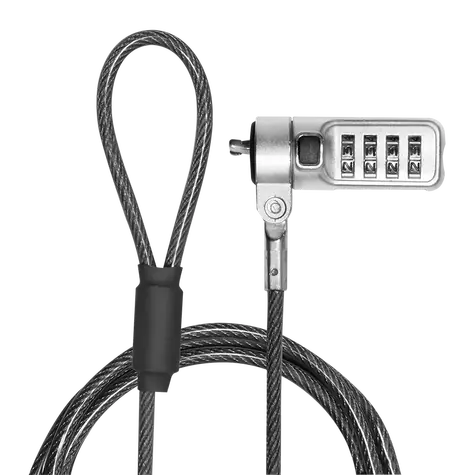 LogiLink NBS010 silber / Zahlenschloss für Notebook / 4 Ziffern