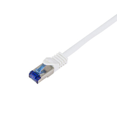 LogiLink C6A121S Ultraflex weiß / Patchkabel / CAT6A / S/FTP / RJ45 / 30m