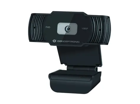 Conceptronic AMDIS04B schwarz / Webcam / 1080p30 / Betrachtungswinkel 65° / USB 2.0 / 1,5m