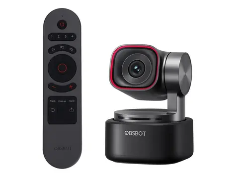 OBSBOT Tiny 3 Fernbedienungs-Kombination / Webcam / Gimbal / 4K@30fps / FullHD@120fps / USB-C / Mikrofon  