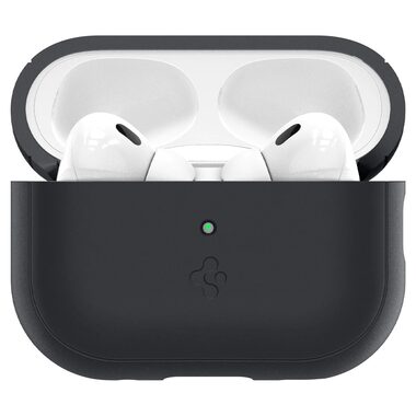 Spigen Silicone Fit + Strap Schutzhülle für AirPods Pro 2 schwarz 
