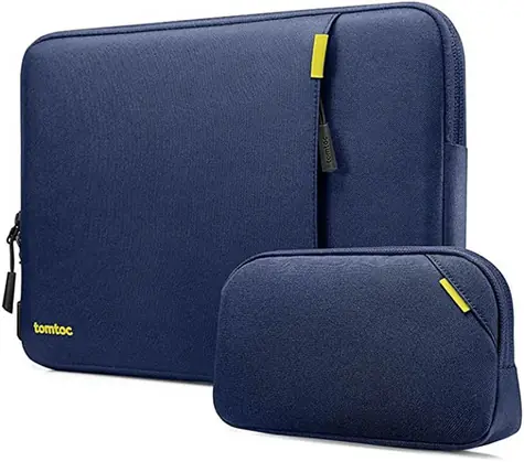 tomtoc Sleeve Kit Hülle für MacBook Air/Pro 14" Marineblau