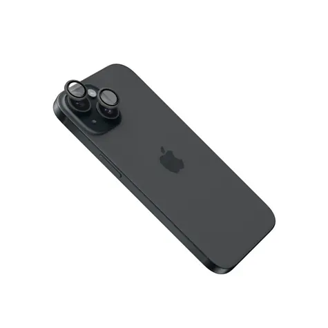 FIXED Kameraglas Kameraobjektiv-Schutzglas für Apple iPhone 15/15 PLUS Space Grey