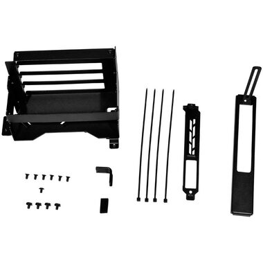 Lian Li O11DEXL-1X Schwarz / Vertikales GPU-Kit für Lian Li O11DEXL-W / 4 Steckplätze