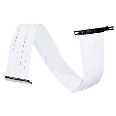 Lian Li PW-PCIV-4-90W weiß / PCIe 4.0 Riser-Kabel 90 cm