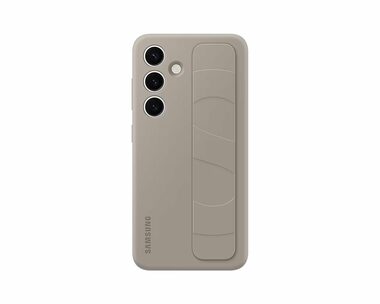 Samsung Standing Grip Case Galaxy S24 grau-beige