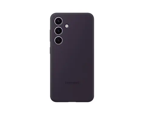 Samsung Silikonhülle Galaxy S24 dunkelviolett