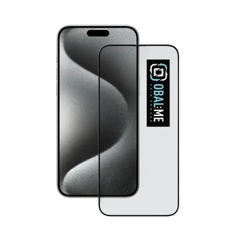 Obal:Me 5D Tempered Glass für Apple iPhone 15 Pro Max schwarz