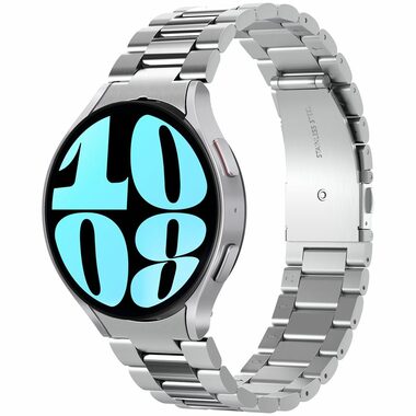 Spigen Modern Fit 316L Armband für Galaxy Watch6 44 mm Silber