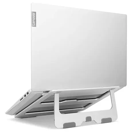 Lenovo Tragbarer Aluminium-Laptopständer / Tragbarer Metallständer für einen Laptop bis zu 15 Zoll