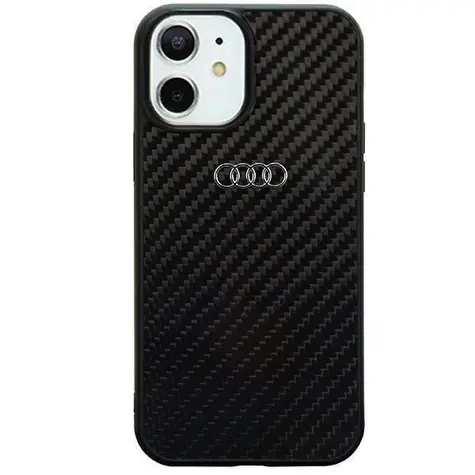 Audi Carbonfaser-Rückseite für Apple iPhone 11/XR, schwarz 