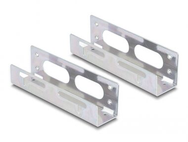 DeLock Kit für Laufwerke 3,5" bis 5,25" silber