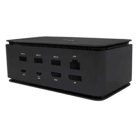 i-TEC USB4 Metal Dual 4K Dock 80W / Dockingstation / 3x USBtypC / HDMI / DisplayPort / RJ-45 / 3x USB 2.0 / 3x USB 3.1
