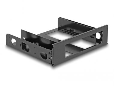 DeLock Einbaurahmen 5,25" für 1x 3,5" Scheibe schwarz
