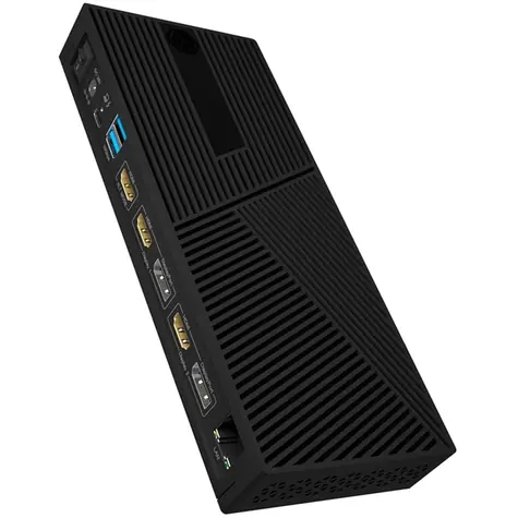 Icy Box IB-DK2246AC schwarz / Dockingstation / USB-A / USB-C / HDMI / DP / GLAN / AUX
