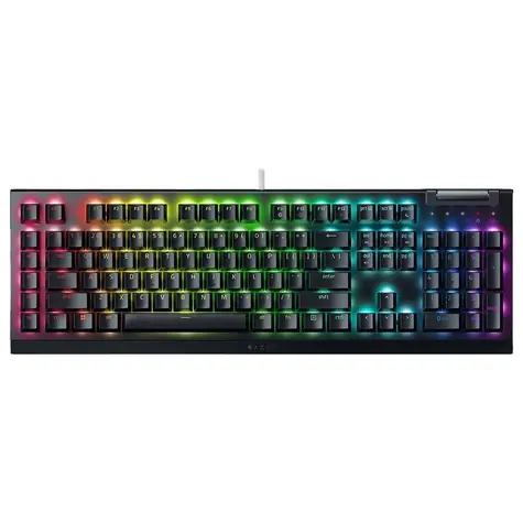 Razer BlackWidow V4 X Green Switch Schwarz / Gaming-Tastatur / Mechanisch / Razer Green / USB / US-Layout