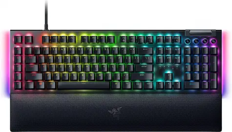 Razer BlackWidow V4 Yellow Switch US schwarz / Gaming-Tastatur / mechanisch / Razer gelb / RGB / USB / US-Layout