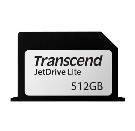 Transcend Apple JetDrive Lite 330 512 GB / Erweiterungs-SSD für MacBook / RW: 95/75 MBit/s / 5 Jahre