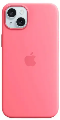 Apple Silikonhülle mit MagSafe für iPhone 15 PLUS rosa