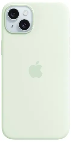 Apple Silikonhülle mit MagSafe für iPhone 15 PLUS hellmint
