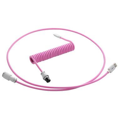 CableMod PRO Cable USB-C - USB-A 1,5 m Erdbeercreme/Tastaturkabel